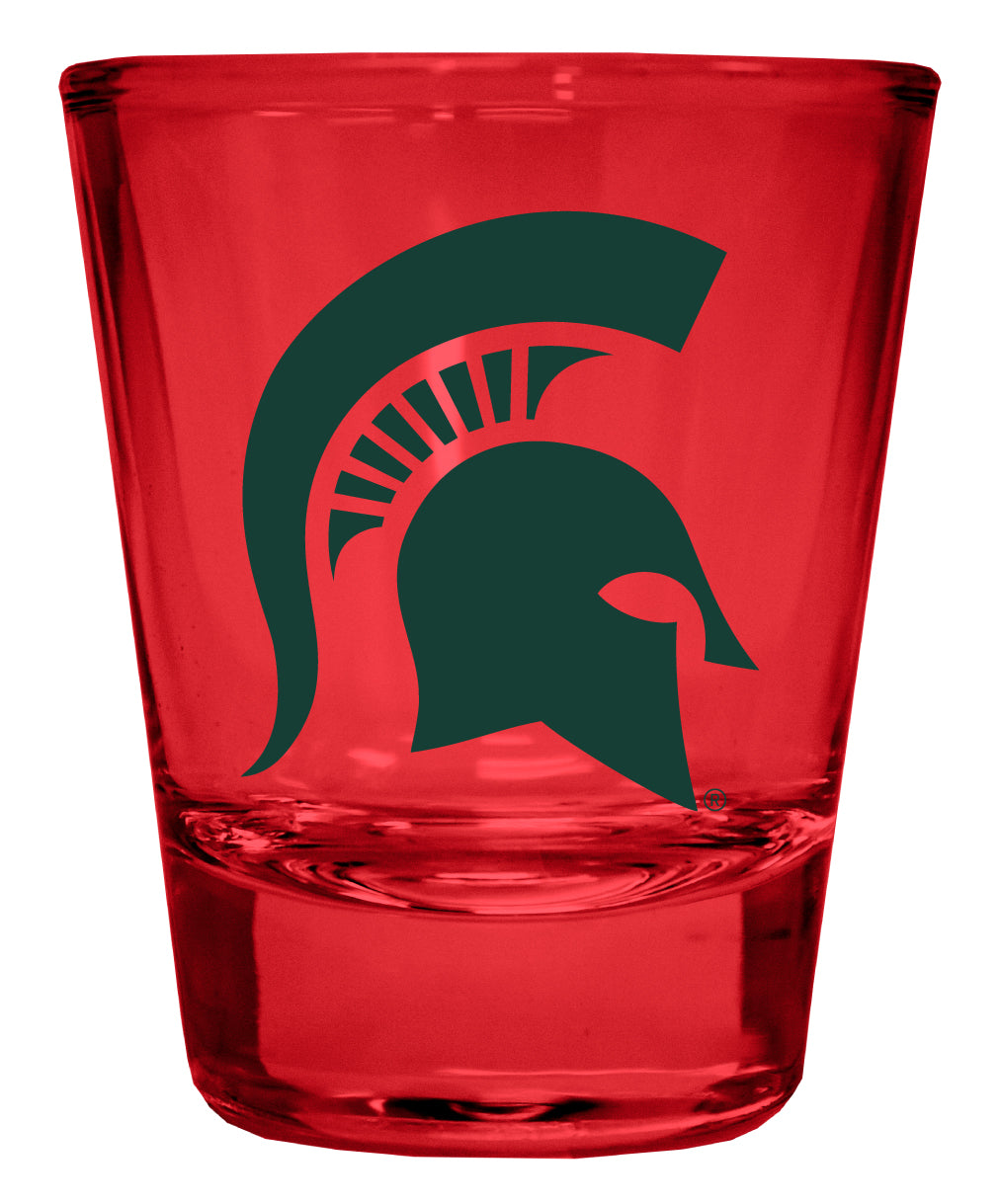 Michigan State Spartans Full Color 2oz Shot Glass Officially Licensed Collegiate Product