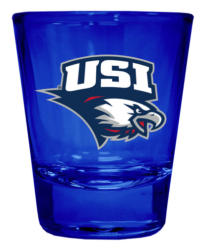 University of Southern Indiana Full Color 2oz Shot Glass Officially Licensed Collegiate Product