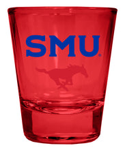 Load image into Gallery viewer, Southern Methodist University Full Color 2oz Shot Glass Officially Licensed Collegiate Product
