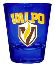 Load image into Gallery viewer, Valparaiso University Full Color 2oz Shot Glass Officially Licensed Collegiate Product
