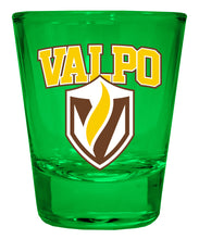 Load image into Gallery viewer, Valparaiso University Full Color 2oz Shot Glass Officially Licensed Collegiate Product
