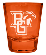 Load image into Gallery viewer, Bowling Green Falcons Engraved Full Color 2oz Shot Glass Officially Licensed Collegiate Product
