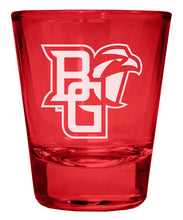 Load image into Gallery viewer, Bowling Green Falcons Engraved Full Color 2oz Shot Glass Officially Licensed Collegiate Product
