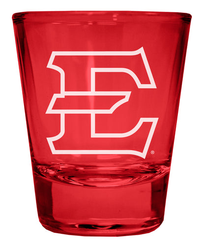 East Tennessee State University Engraved Full Color 2oz Shot Glass Officially Licensed Collegiate Product