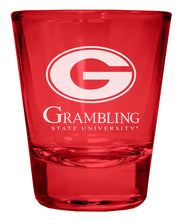 Load image into Gallery viewer, Grambling State Tigers Engraved Full Color 2oz Shot Glass Officially Licensed Collegiate Product
