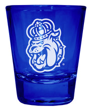 Load image into Gallery viewer, James Madison Dukes Engraved Full Color 2oz Shot Glass Officially Licensed Collegiate Product
