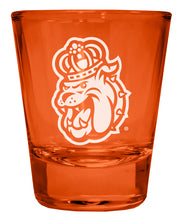 Load image into Gallery viewer, James Madison Dukes Engraved Full Color 2oz Shot Glass Officially Licensed Collegiate Product
