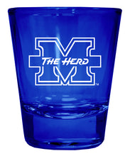 Load image into Gallery viewer, Marshall Thundering Herd Engraved Full Color 2oz Shot Glass Officially Licensed Collegiate Product
