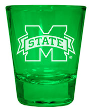 Load image into Gallery viewer, Mississippi State Bulldogs Engraved Full Color 2oz Shot Glass Officially Licensed Collegiate Product
