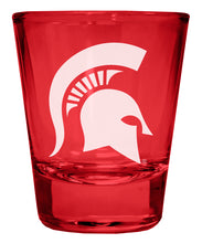 Load image into Gallery viewer, Michigan State Spartans Engraved Full Color 2oz Shot Glass Officially Licensed Collegiate Product
