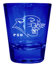 Load image into Gallery viewer, Plymouth State University Engraved Full Color 2oz Shot Glass Officially Licensed Collegiate Product
