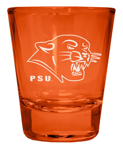 Plymouth State University Engraved Full Color 2oz Shot Glass Orange Officially Licensed Collegiate Product 2-Pack