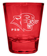 Load image into Gallery viewer, Plymouth State University Engraved Full Color 2oz Shot Glass Officially Licensed Collegiate Product
