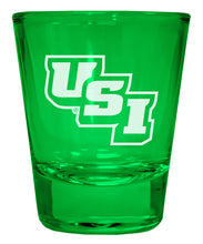 Load image into Gallery viewer, University of Southern Indiana Engraved Full Color 2oz Shot Glass Officially Licensed Collegiate Product
