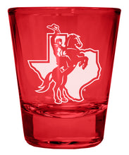 Load image into Gallery viewer, Tarleton State University Engraved Full Color 2oz Shot Glass Officially Licensed Collegiate Product
