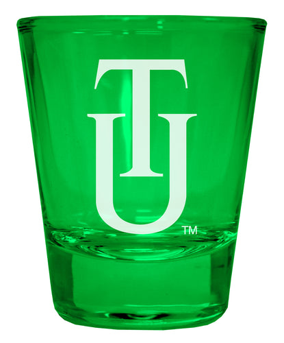 Tuskegee University Engraved Full Color 2oz Shot Glass Green Officially Licensed Collegiate Product Single