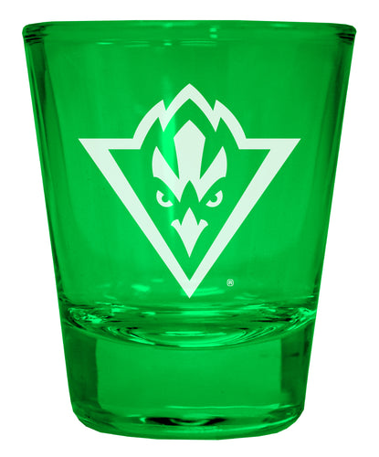 North Carolina Wilmington Seahawks Engraved Full Color 2oz Shot Glass Green Officially Licensed Collegiate Product Single