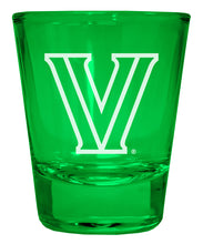 Load image into Gallery viewer, Villanova Wildcats Engraved Full Color 2oz Shot Glass Green Officially Licensed Collegiate Product 4-Pack
