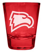 Load image into Gallery viewer, Winthrop University Engraved Full Color 2oz Shot Glass Red Officially Licensed Collegiate Product Single
