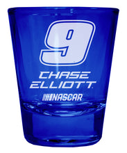 Load image into Gallery viewer, Nascar #9 Chase Elliott 2 oz Full Color Shot Glass Engraved Officially Licensed
