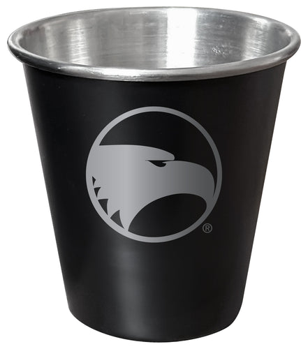 Georgia Southern Eagles Engraved 2oz Tin Shot Glass Black Matte Coating Officially Licensed Collegiate Product Single