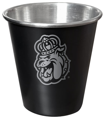 James Madison Dukes Engraved 2oz Tin Shot Glass Black Matte Coating Officially Licensed Collegiate Product Single