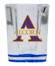 Load image into Gallery viewer, Alcorn State Braves 2 Ounce Shot Glass Square Officially Licensed Collegiate Product
