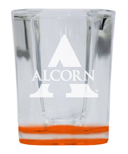 Load image into Gallery viewer, Alcorn State Braves 2 Ounce Engraved Shot Glass Square Officially Licensed Collegiate Product
