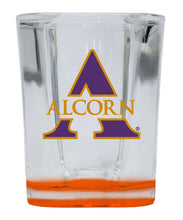 Load image into Gallery viewer, Alcorn State Braves 2 Ounce Shot Glass Square Officially Licensed Collegiate Product
