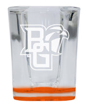 Load image into Gallery viewer, Bowling Green Falcons 2 Ounce Engraved Shot Glass Square Officially Licensed Collegiate Product
