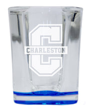 Load image into Gallery viewer, College of Charleston 2 Ounce Engraved Shot Glass Square Officially Licensed Collegiate Product
