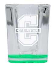 Load image into Gallery viewer, College of Charleston 2 Ounce Engraved Shot Glass Square Officially Licensed Collegiate Product
