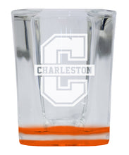 Load image into Gallery viewer, College of Charleston 2 Ounce Engraved Shot Glass Square Officially Licensed Collegiate Product
