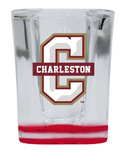 Load image into Gallery viewer, College of Charleston 2 Ounce Shot Glass Square Red Base Officially Licensed Collegiate Product 4-Pack
