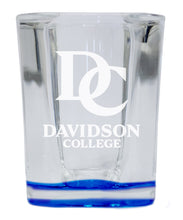 Load image into Gallery viewer, Davidson College 2 Ounce Engraved Shot Glass Square Officially Licensed Collegiate Product
