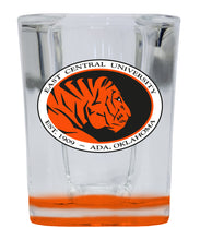 Load image into Gallery viewer, East Central University Tigers 2 Ounce Shot Glass Square Officially Licensed Collegiate Product
