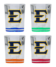 Load image into Gallery viewer, East Tennessee State University 2 Ounce Shot Glass Square Officially Licensed Collegiate Product
