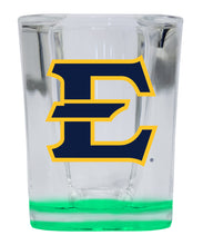 Load image into Gallery viewer, East Tennessee State University 2 Ounce Shot Glass Square Officially Licensed Collegiate Product
