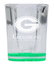 Load image into Gallery viewer, Grambling State Tigers 2 Ounce Engraved Shot Glass Square Officially Licensed Collegiate Product
