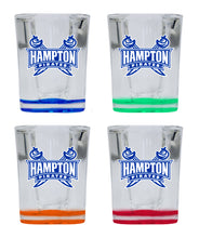 Load image into Gallery viewer, Hampton University 2 Ounce Shot Glass Square Officially Licensed Collegiate Product
