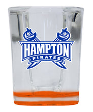 Load image into Gallery viewer, Hampton University 2 Ounce Shot Glass Square Officially Licensed Collegiate Product
