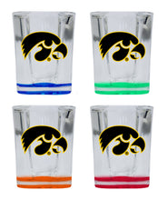 Load image into Gallery viewer, Iowa Hawkeyes 2 Ounce Shot Glass Square Officially Licensed Collegiate Product
