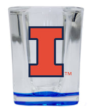 Load image into Gallery viewer, Illinois Fighting Illini 2 Ounce Shot Glass Square Officially Licensed Collegiate Product
