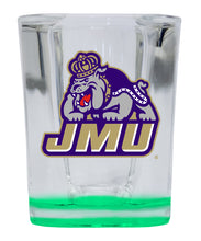 Load image into Gallery viewer, James Madison Dukes 2 Ounce Shot Glass Square Officially Licensed Collegiate Product
