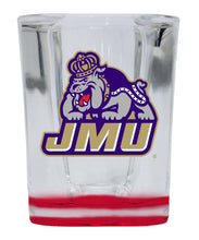 Load image into Gallery viewer, James Madison Dukes 2 Ounce Shot Glass Square Officially Licensed Collegiate Product
