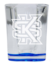 Load image into Gallery viewer, Kennesaw State University 2 Ounce Engraved Shot Glass Square Officially Licensed Collegiate Product
