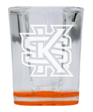 Load image into Gallery viewer, Kennesaw State University 2 Ounce Engraved Shot Glass Square Officially Licensed Collegiate Product
