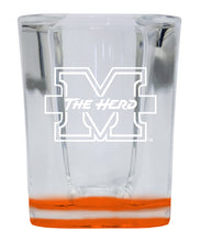 Load image into Gallery viewer, Marshall Thundering Herd 2 Ounce Engraved Shot Glass Square Officially Licensed Collegiate Product
