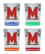 Load image into Gallery viewer, Maryland Terrapins 2 Ounce Shot Glass Square Officially Licensed Collegiate Product
