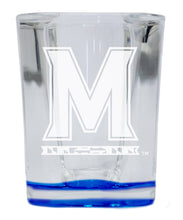 Load image into Gallery viewer, Maryland Terrapins 2 Ounce Engraved Shot Glass Square Officially Licensed Collegiate Product
